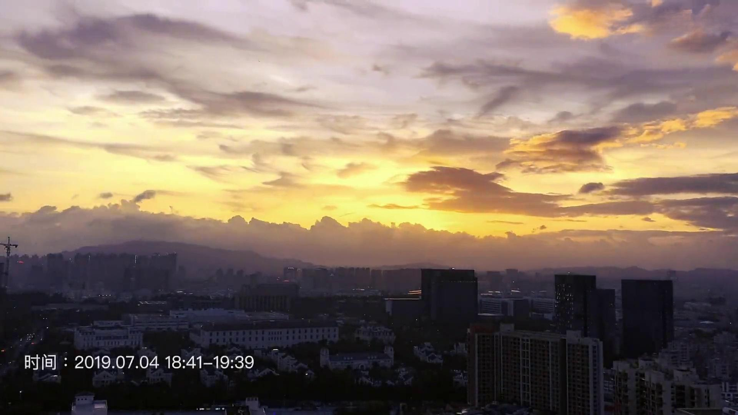 延时摄影之深圳の夕阳 · 这个世界比你看到的更美!#延时摄影