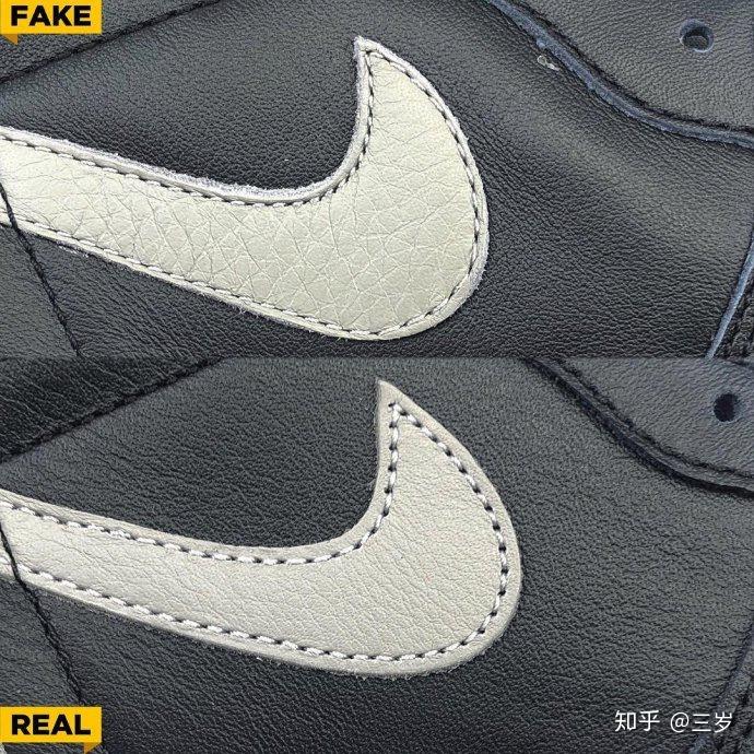 aj1影子酷灰airjordan1shadow真假对比鉴定