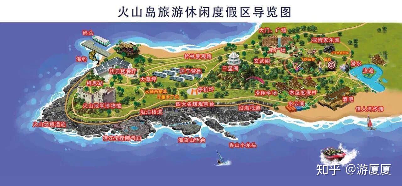 镇海角地图图片