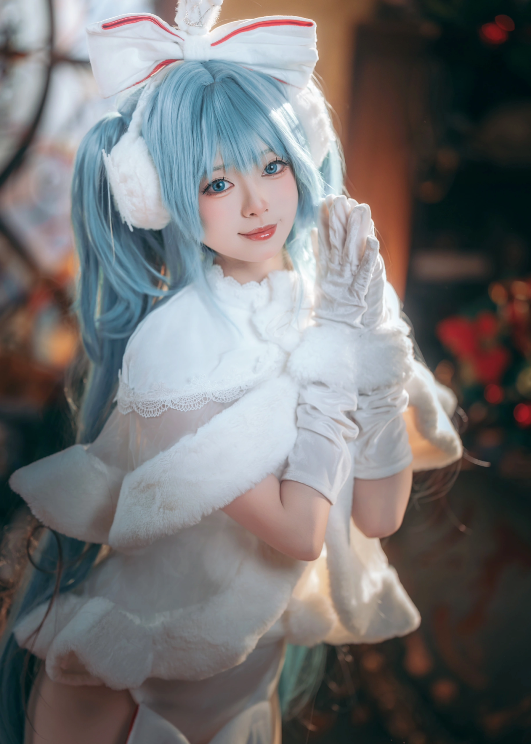 白丝圣诞 令人心动的绝美诱惑！ 初音cos - 知乎