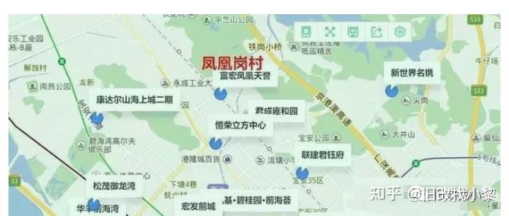 宝安区西乡凤凰岗村城市更新旧改回迁房