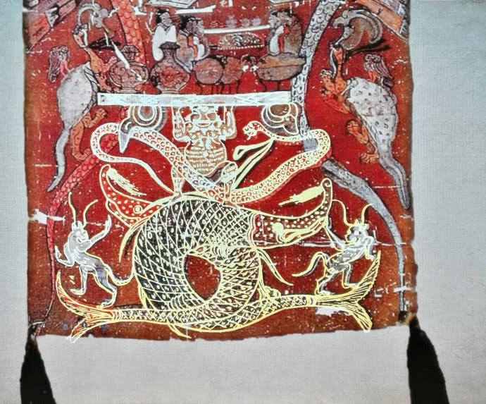 神农架发现的创世史诗黑暗传附汉朝马王堆t形帛画详细图解