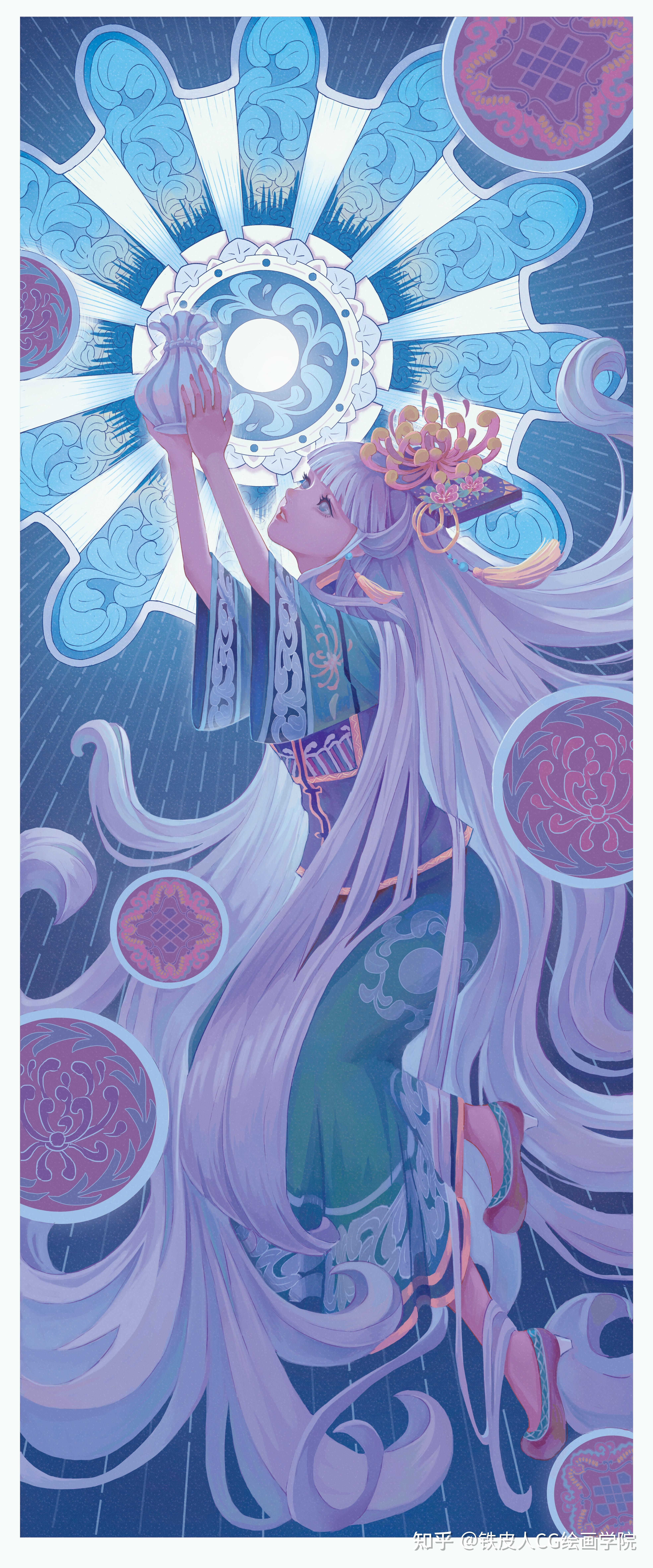 铁皮人cg艺术插画班古代文物拟人练习