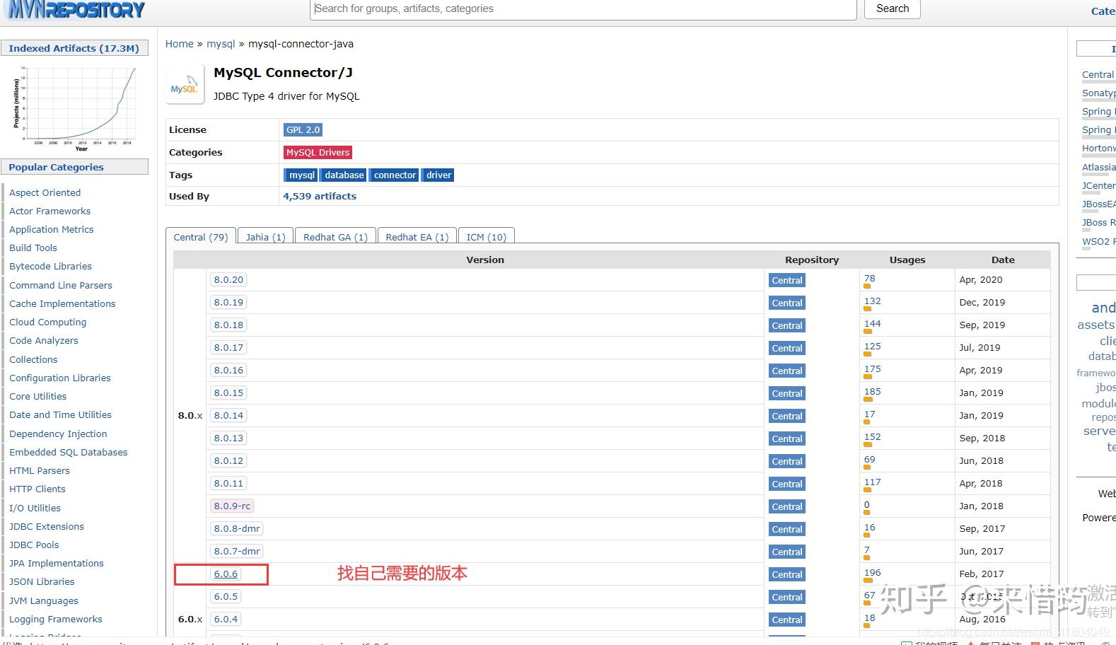mysqlconnectorjava各种版本下载地址 知乎