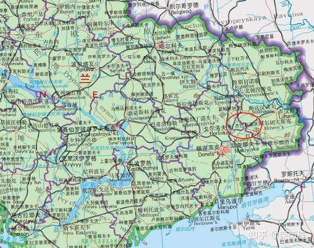 东乌克兰地图内战图片