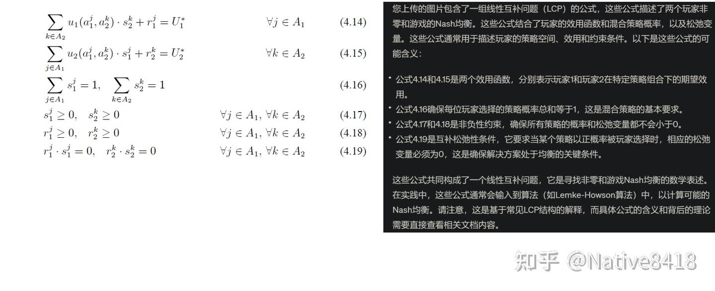 MULTIAGENT SYSTEMS 书籍速读——（4）Computing Solution Concepts of Normal-Form  Games - 知乎