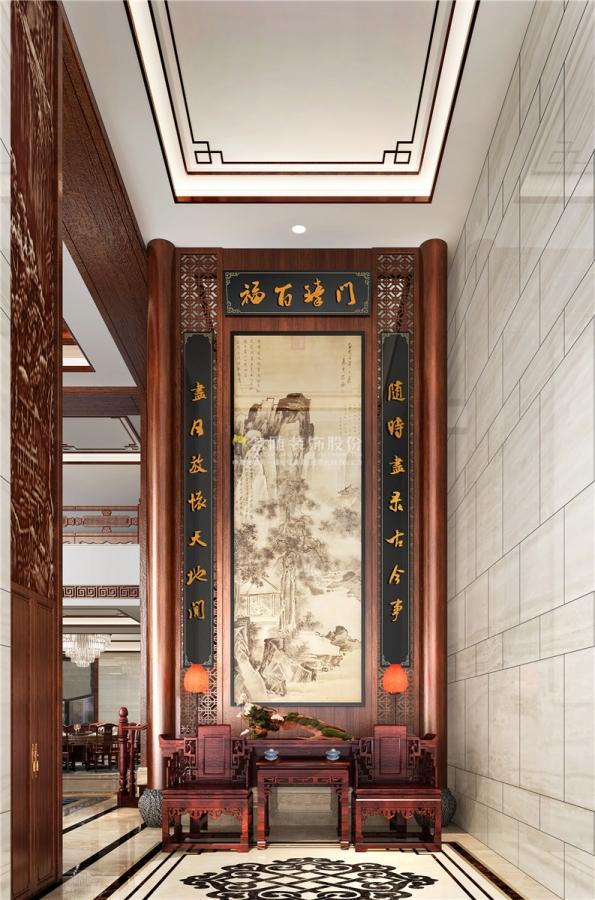 名雕装饰案例鉴赏丨新中式风大别墅设计,传统典雅之美! - 知乎