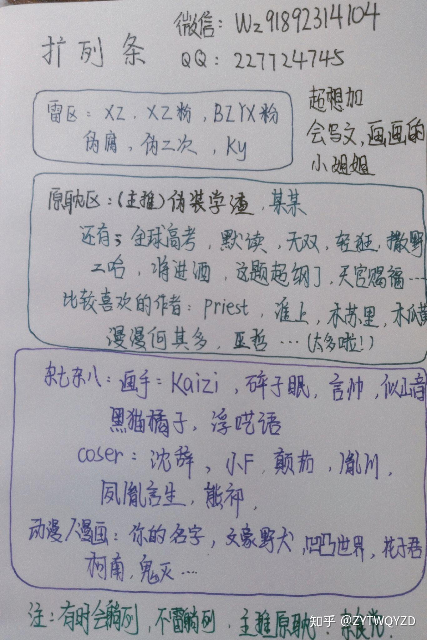 扩列条 - 知乎