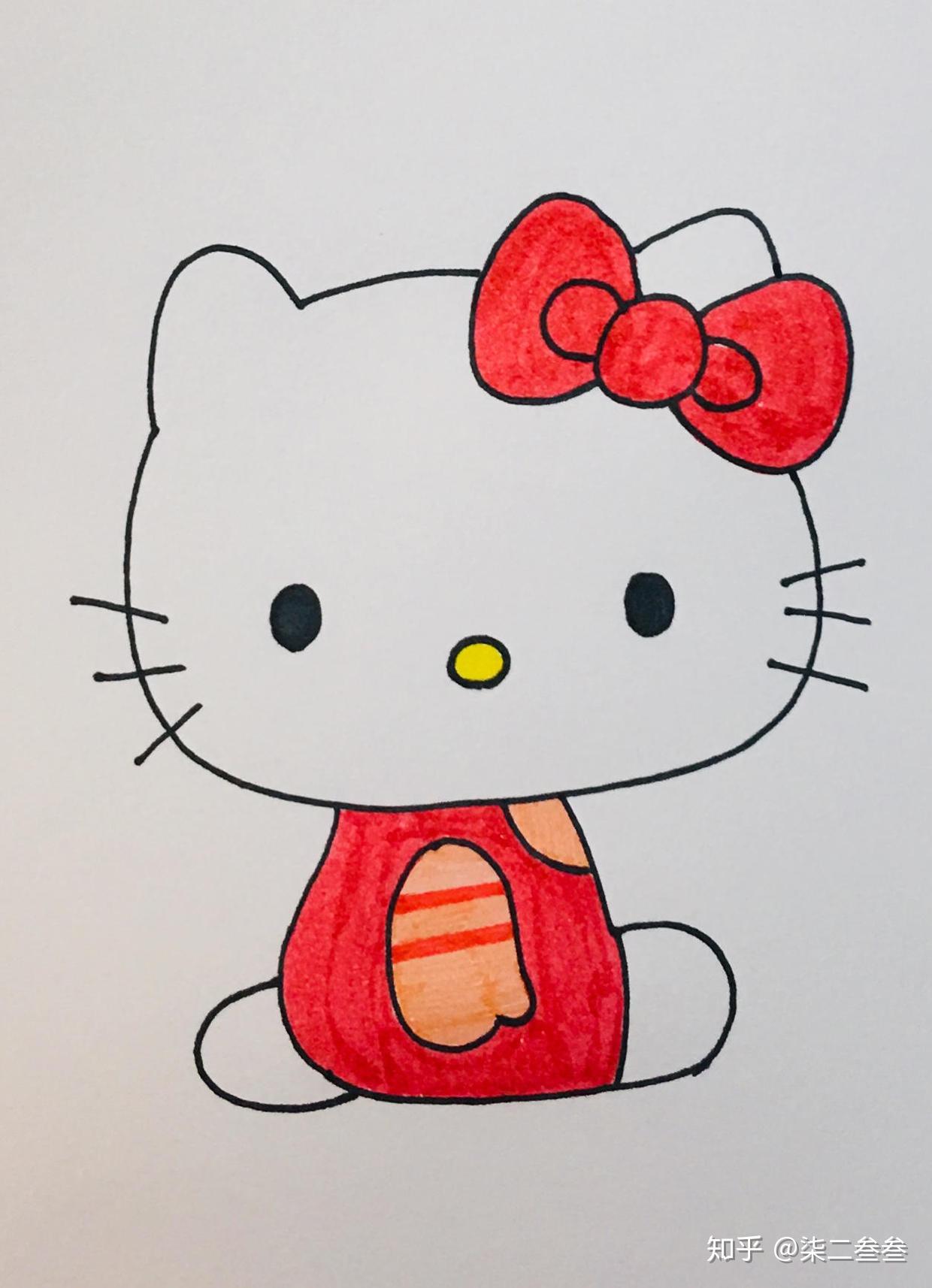 一步一步教我画凯蒂猫,小仙美雪怎么画,画凯蒂猫_大山谷图库
