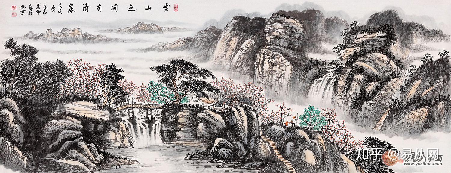 品鉴清赏当代画家蒋伟山水画:豪情远致,正气十足