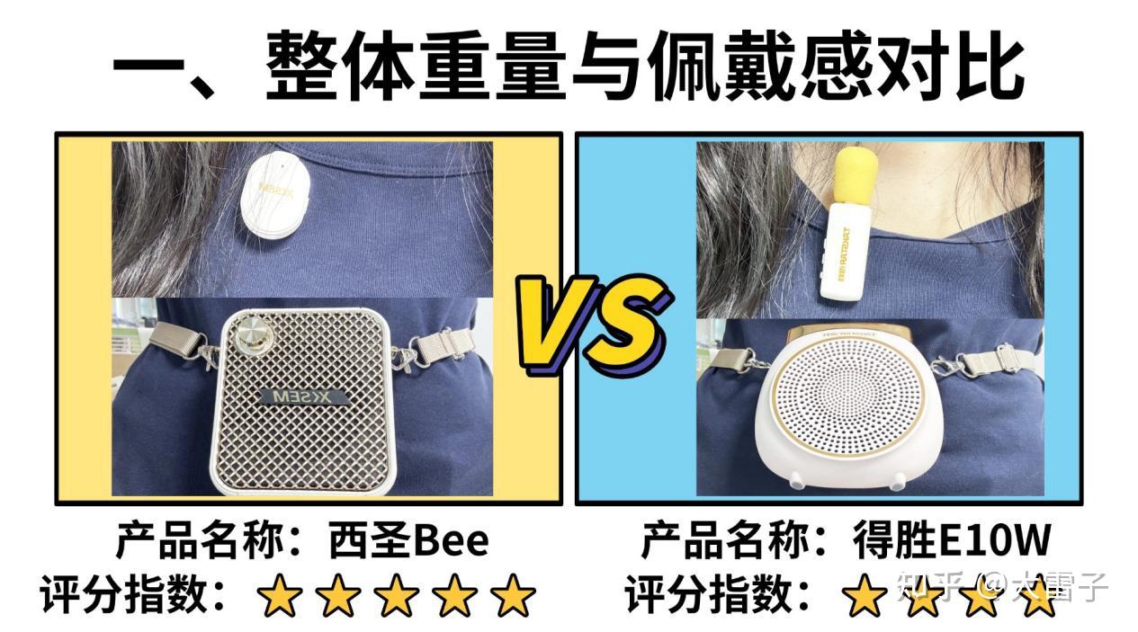 领夹式扩音器哪个好用性价比高?西圣VS得胜小蜜蜂扩音器深度横评