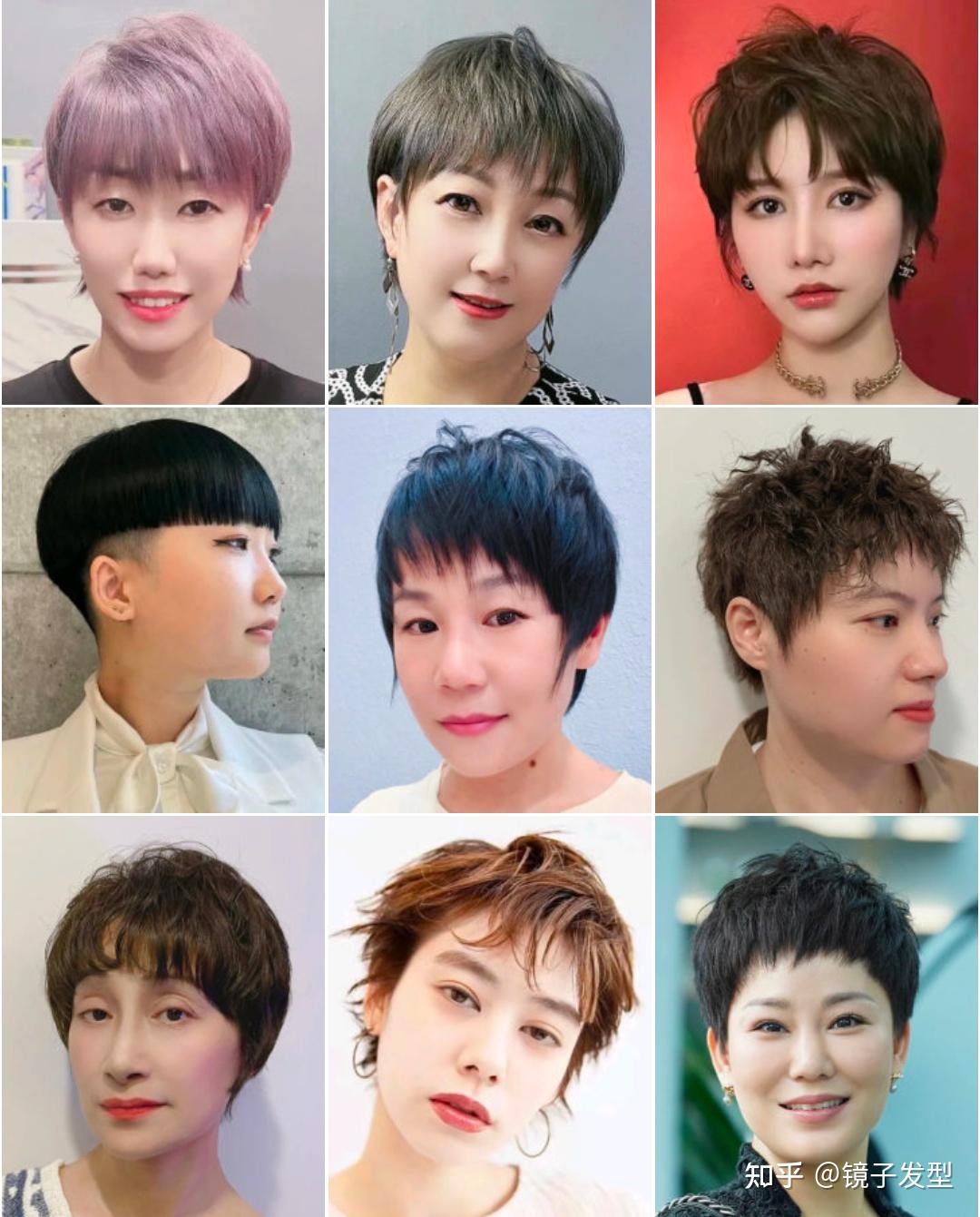 女士超短发 100 款合集，个性时尚美美哒，值得尝试 - 知乎