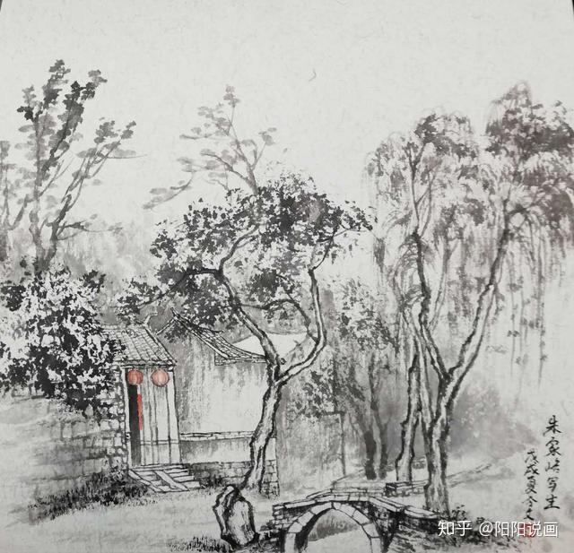 李令文老师的山水画非常大气,用笔遒劲,墨色清雅,其绘画风格主要体现