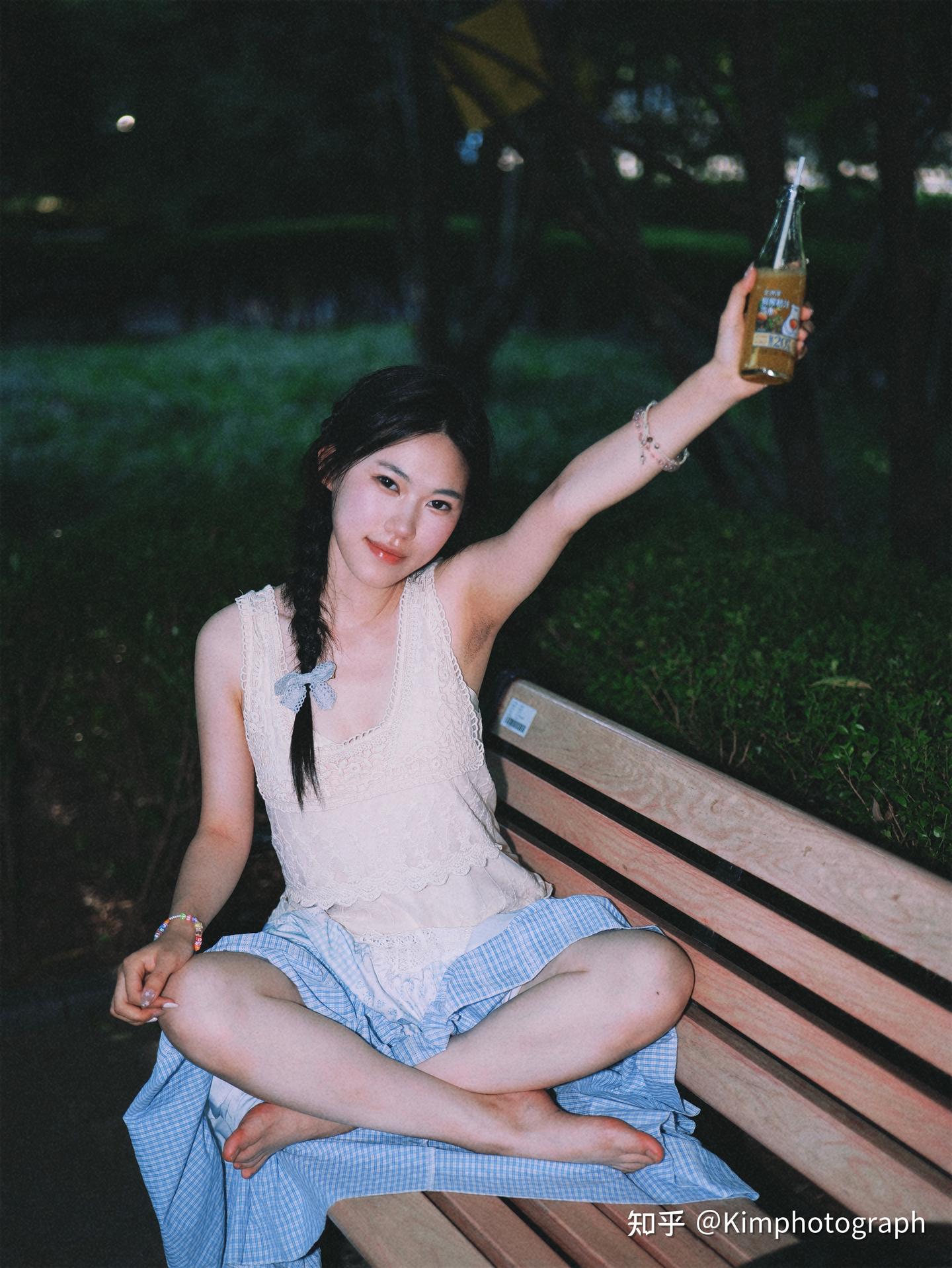 青涩的少女