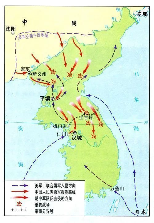 长津湖朝鲜地图图片