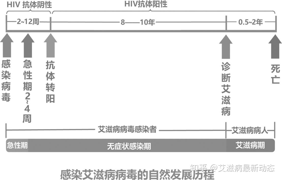 艾滋病病毒感染各阶段都有什么症状表现? 