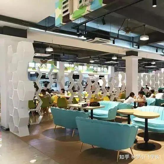 三明学院一共有6个食堂,主要分布在南区,南区有一条小吃街,有来自各地