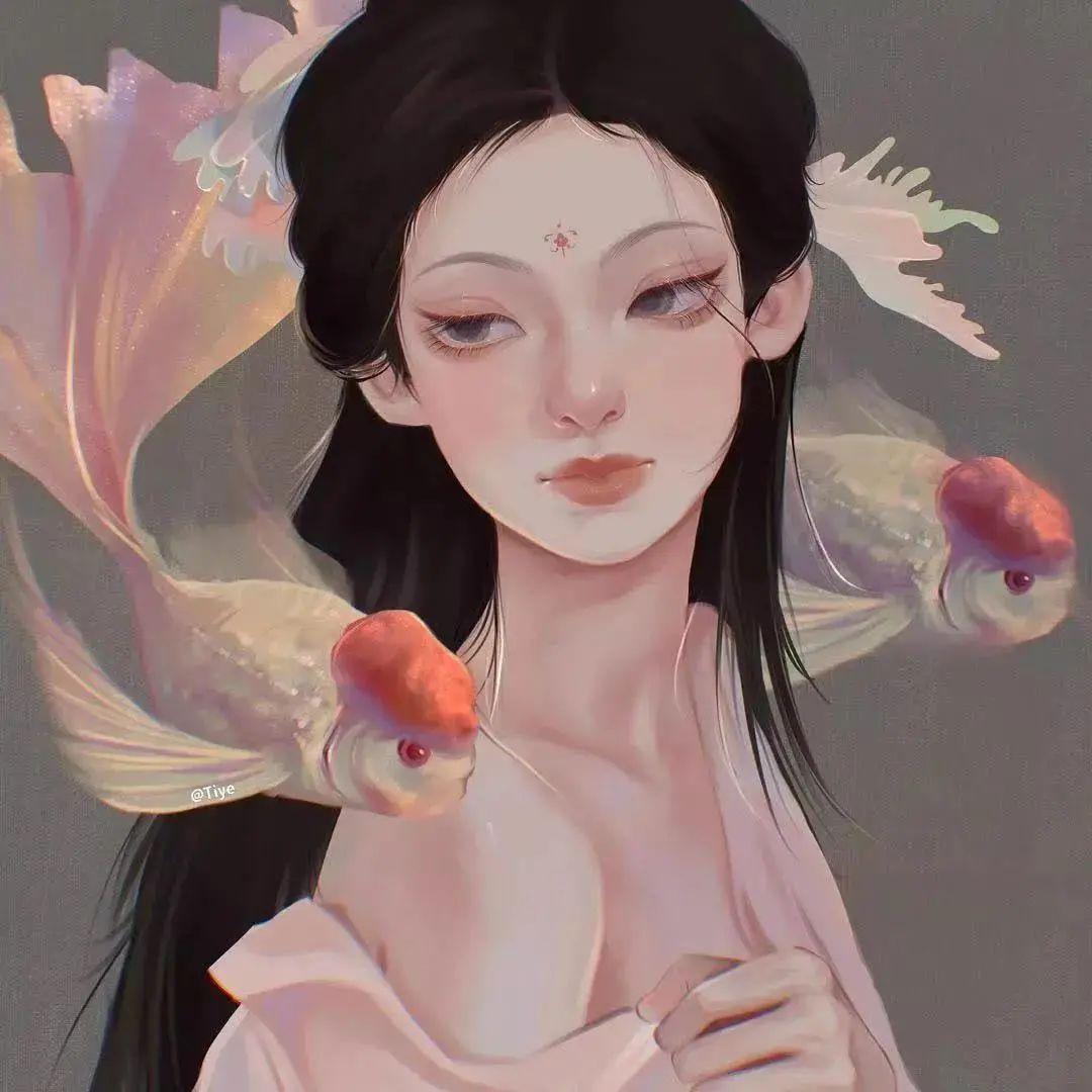 头像 | 超棒的国潮风手绘头像