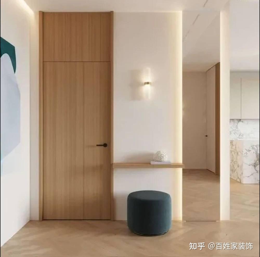 房门的拉高到顶长长的柜门拉手柜子的一门到顶横平竖直的美式线条2,硬