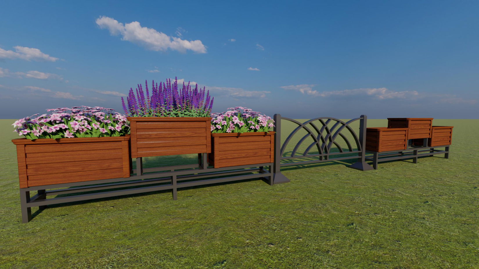 成品商业护栏花箱有哪些作用