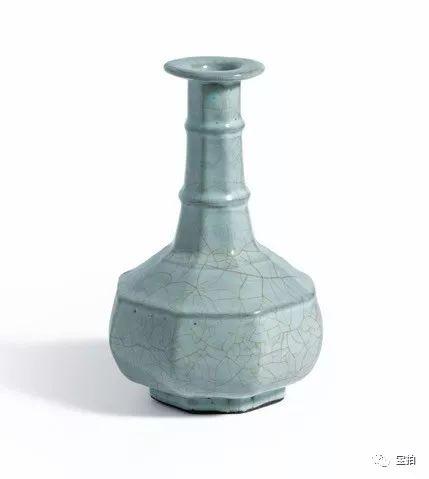 旧蔵 宋 汝窯 冰裂紋 梅瓶 古陶瓷品 陶芸 瓷器 極細工