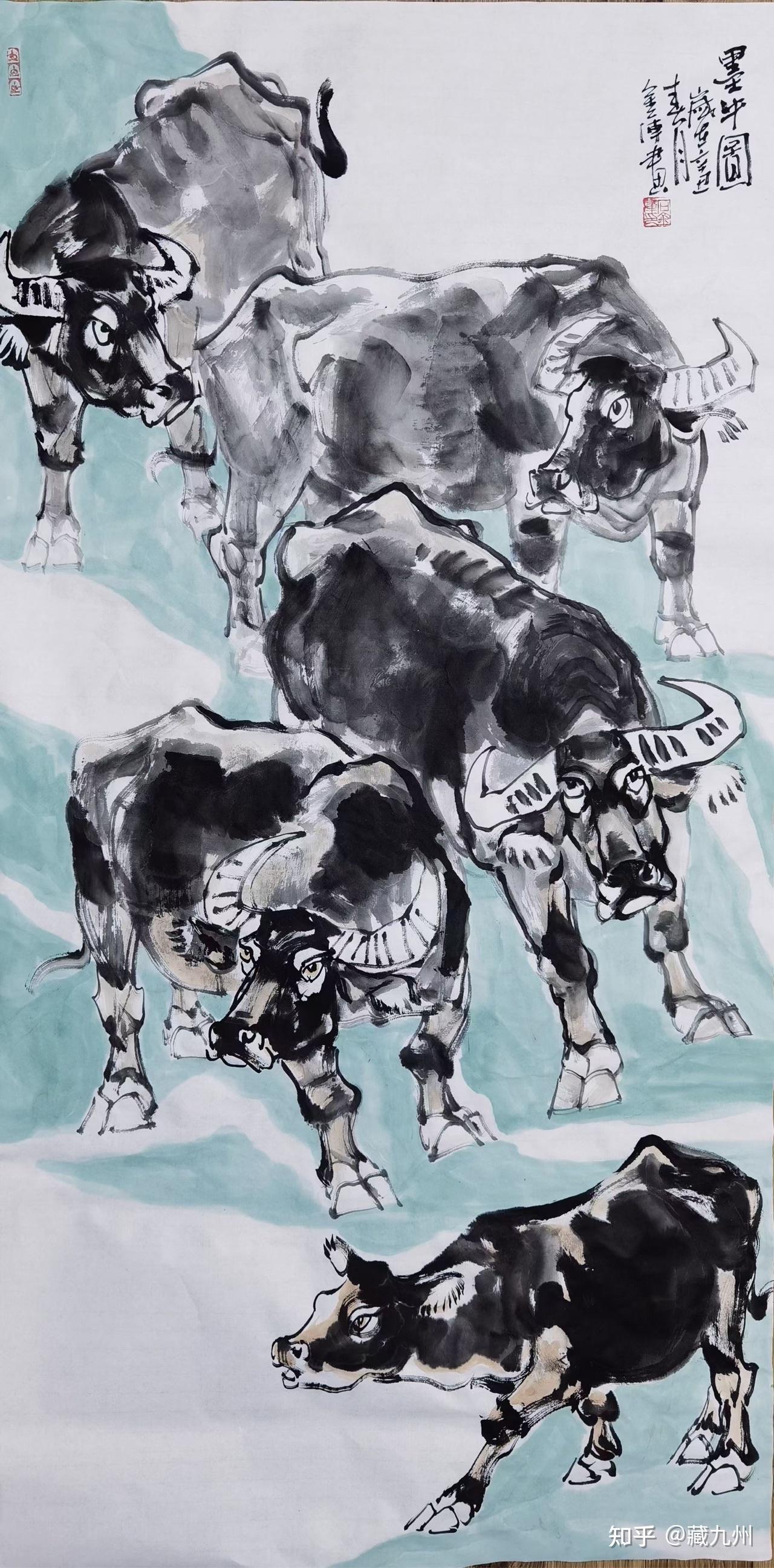 今言画牛一人画家金石石金库作品欣赏