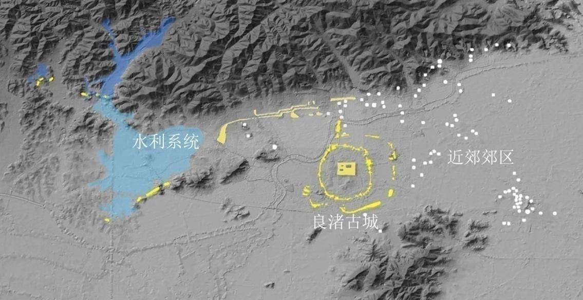 良渚古城水利系统图片