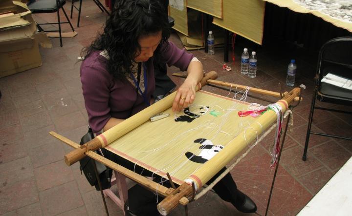 梁平竹帘北宋皇家贡品人民大会堂也有它