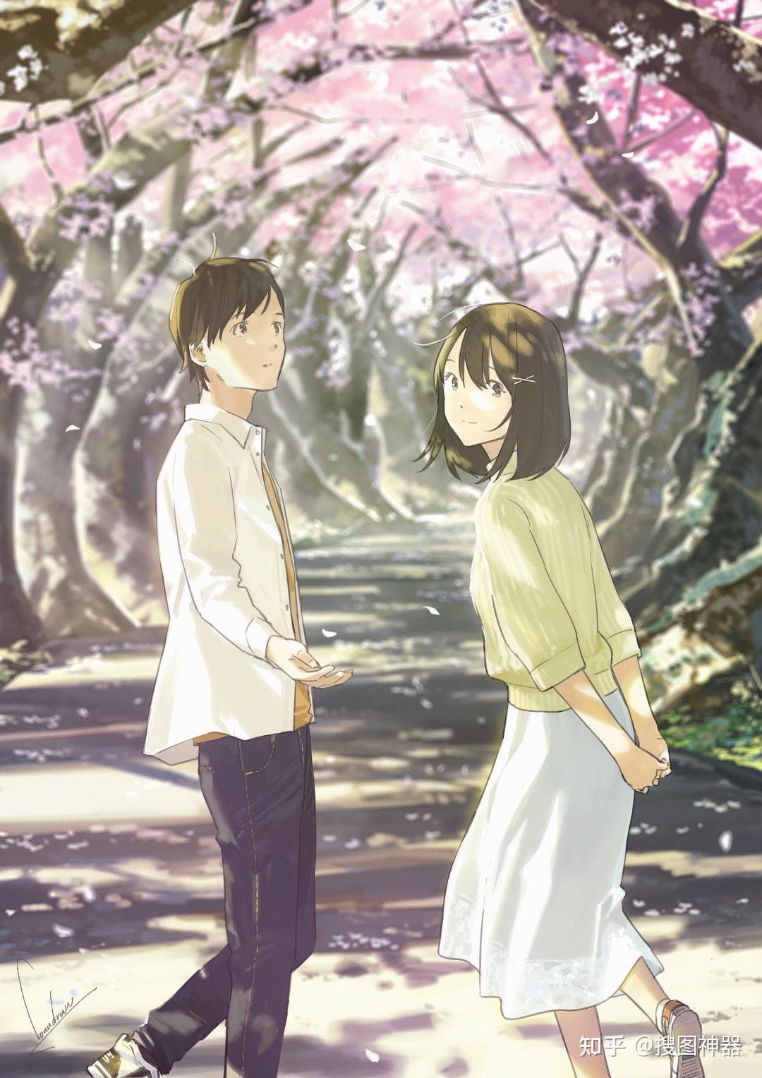 p站特辑│樱花飘落!动漫中那些美到犯规的樱花场景