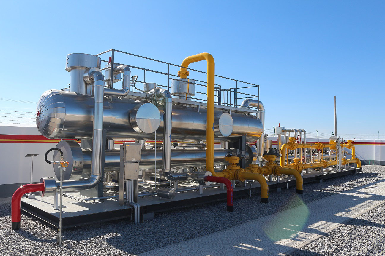 一体并进行集成数字化自动控制的新型撬装,满足原集气站所有工艺要求