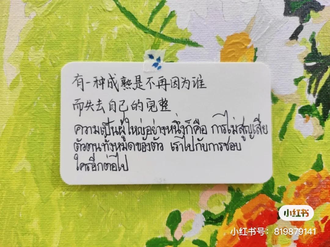 每天变优秀｜手写文案｜美图分享｜泰语美文- 知乎