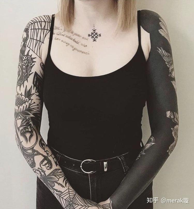 纹身黑臂纹身于极致处寻找美