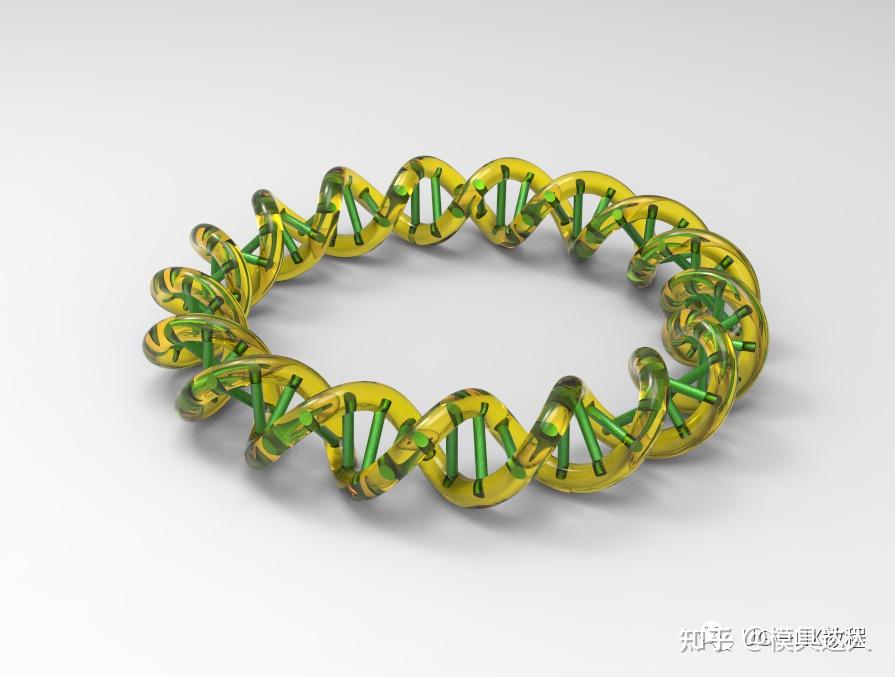 UG/NX 一条DNA手链的两种建模方法，你喜欢哪一种？ - 知乎