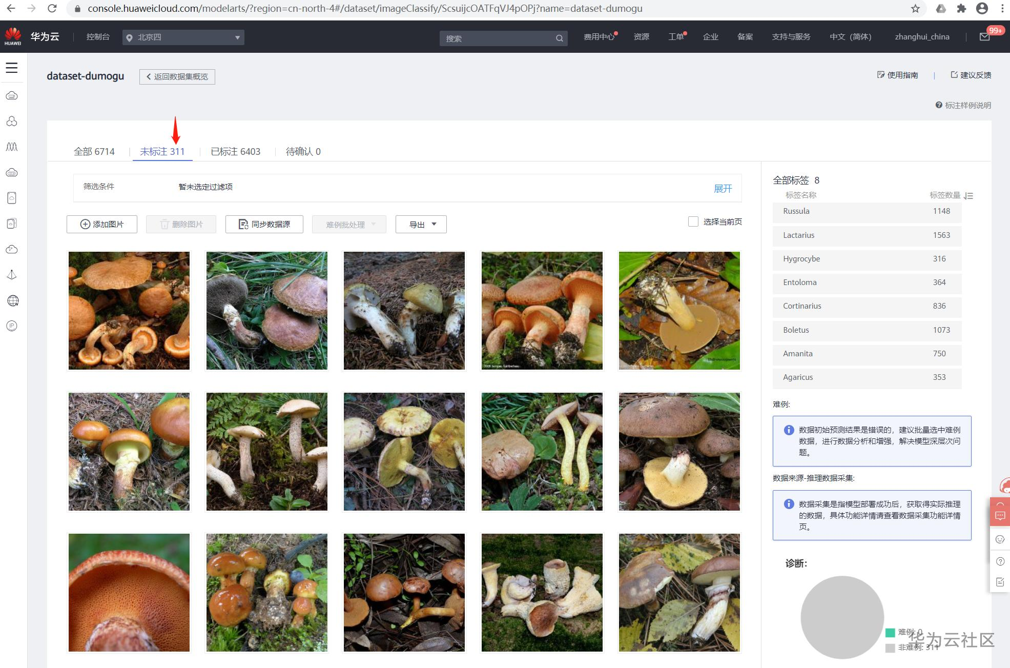 手把手教你使用ModelArts的自动学习识别毒蘑菇分类 手把手教你使用ModelArts的自动学习识别毒蘑菇分类