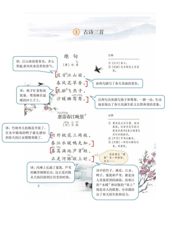 課堂筆記彙總 | 部編版小學1-6年級語文下冊課堂筆記 | 可下載打印