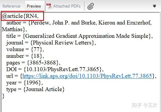 endnote online export bibtex