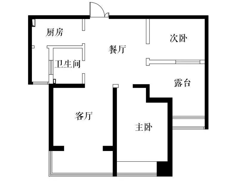 妙手回春解救被牆框死的小戶型