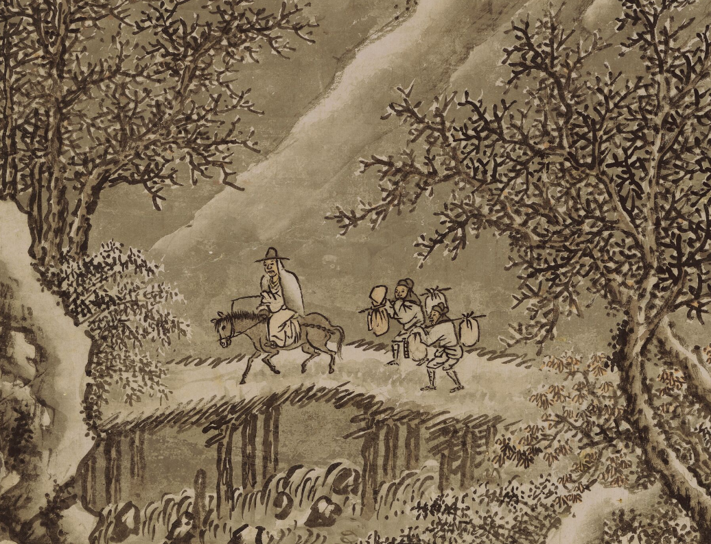 把古画放大后看古人冬天真的是不怕冷啊