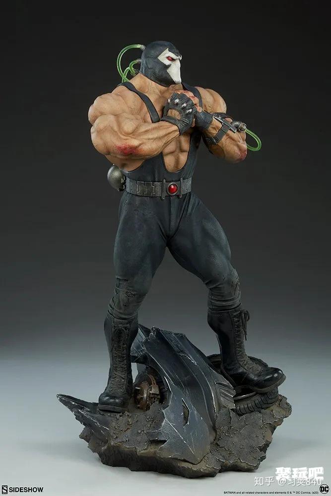 sideshowdc电影超级反派贝恩人偶手办看断背狂魔如何打残蝙蝠侠