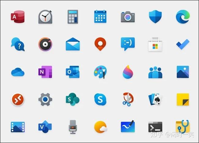 Windows 图标的视觉历史：从 Windows 1 到 11 - 知乎