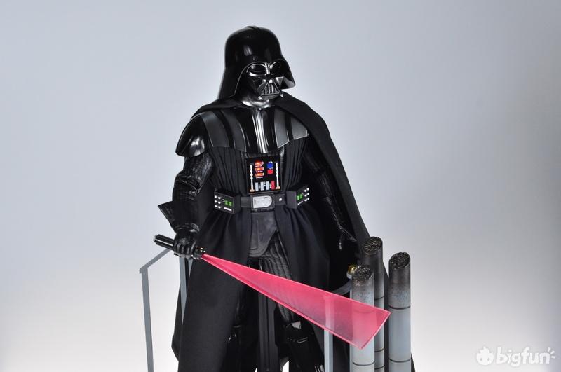 玩具评测hottoys星球大战黑武士达斯维达40周年版