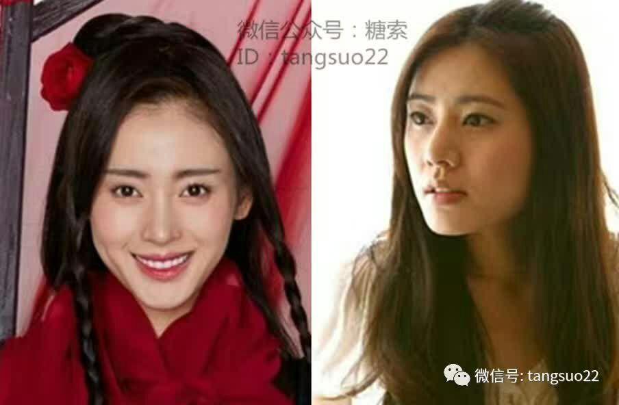 张天爱撞脸鞠婧祎居然是因为这个部位分析张天爱的长相