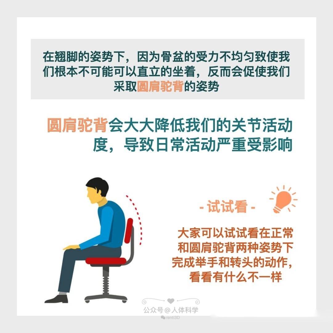 【习惯翘脚】坐姿翘腿才舒服,对身体有什么影响?