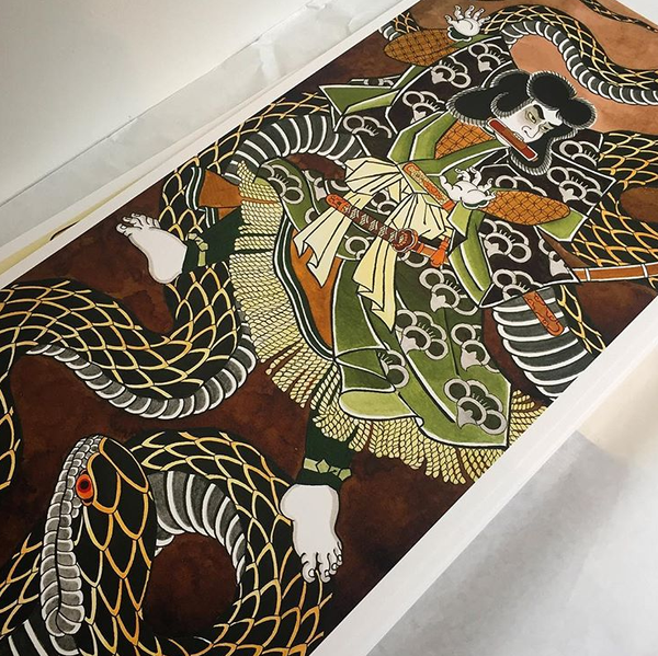 纹身艺术家德国帅大叔的日本传统纹身之旅