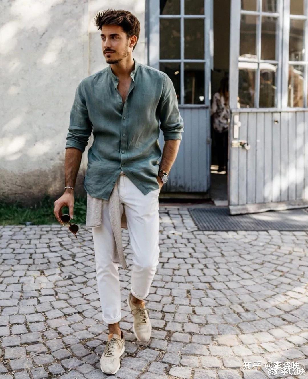 男士怎么穿亚麻- 知乎