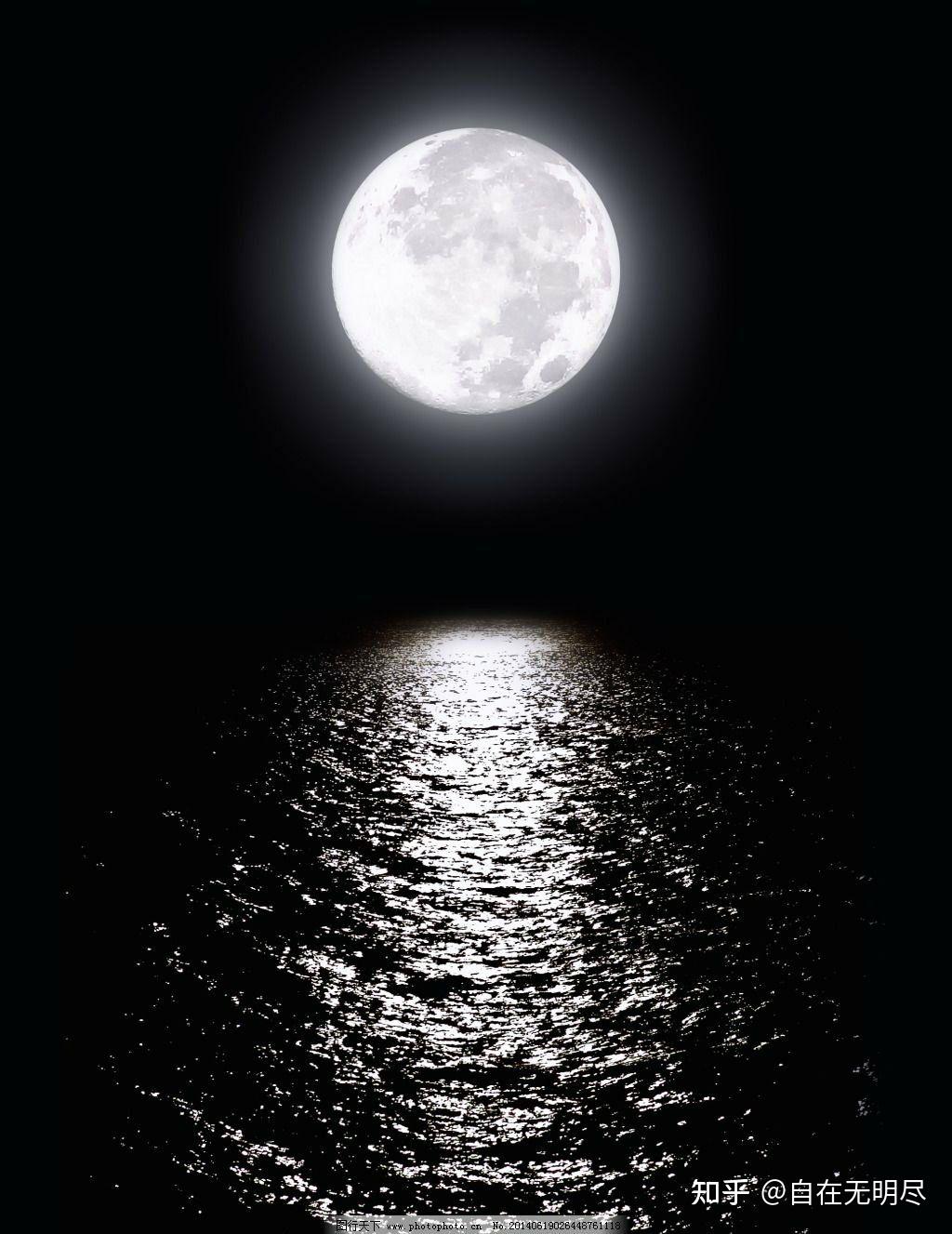 月光背景图片大全唯美图片