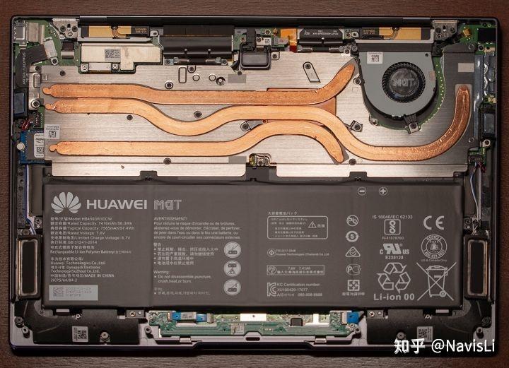 如何评价华为 Matebook X Pro 的散热设计?