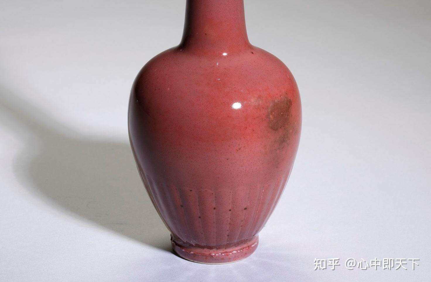 这些都是属于豇豆红釉中之中上品,而下品又常常被称为驴肝,马肺,从