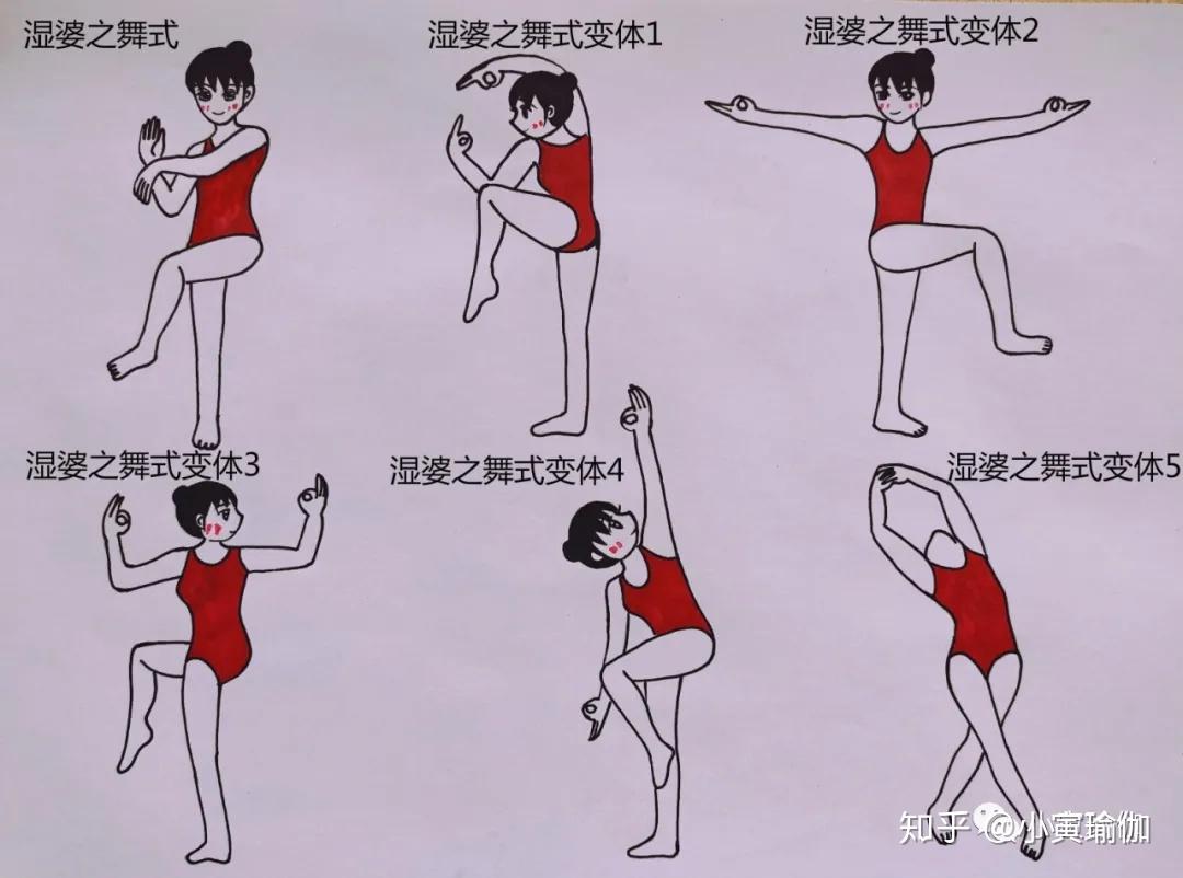 瑜伽体式梵文小课堂,湿婆之舞式