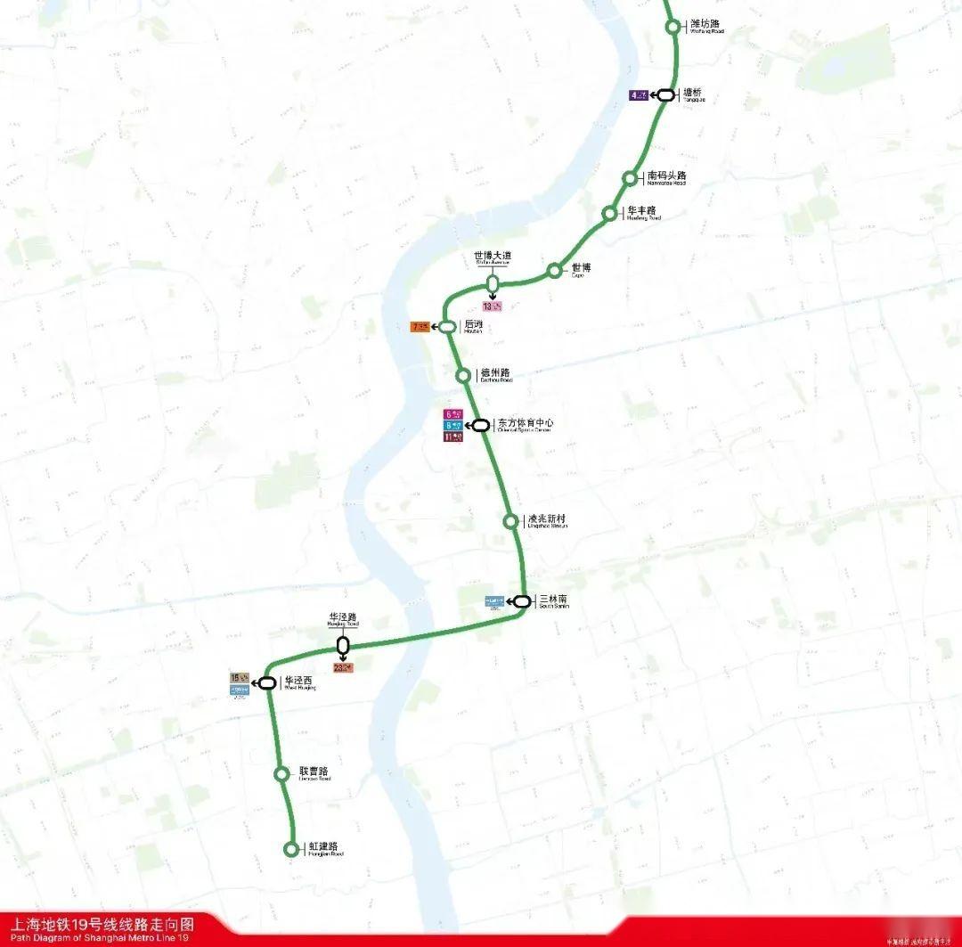 地铁19号线全程线路图图片